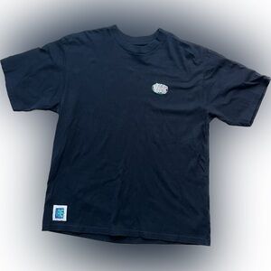 Vans Quick Hit T-shirt RARE black w Neon Embroidery Men’s Medium Loose Fit 80’s